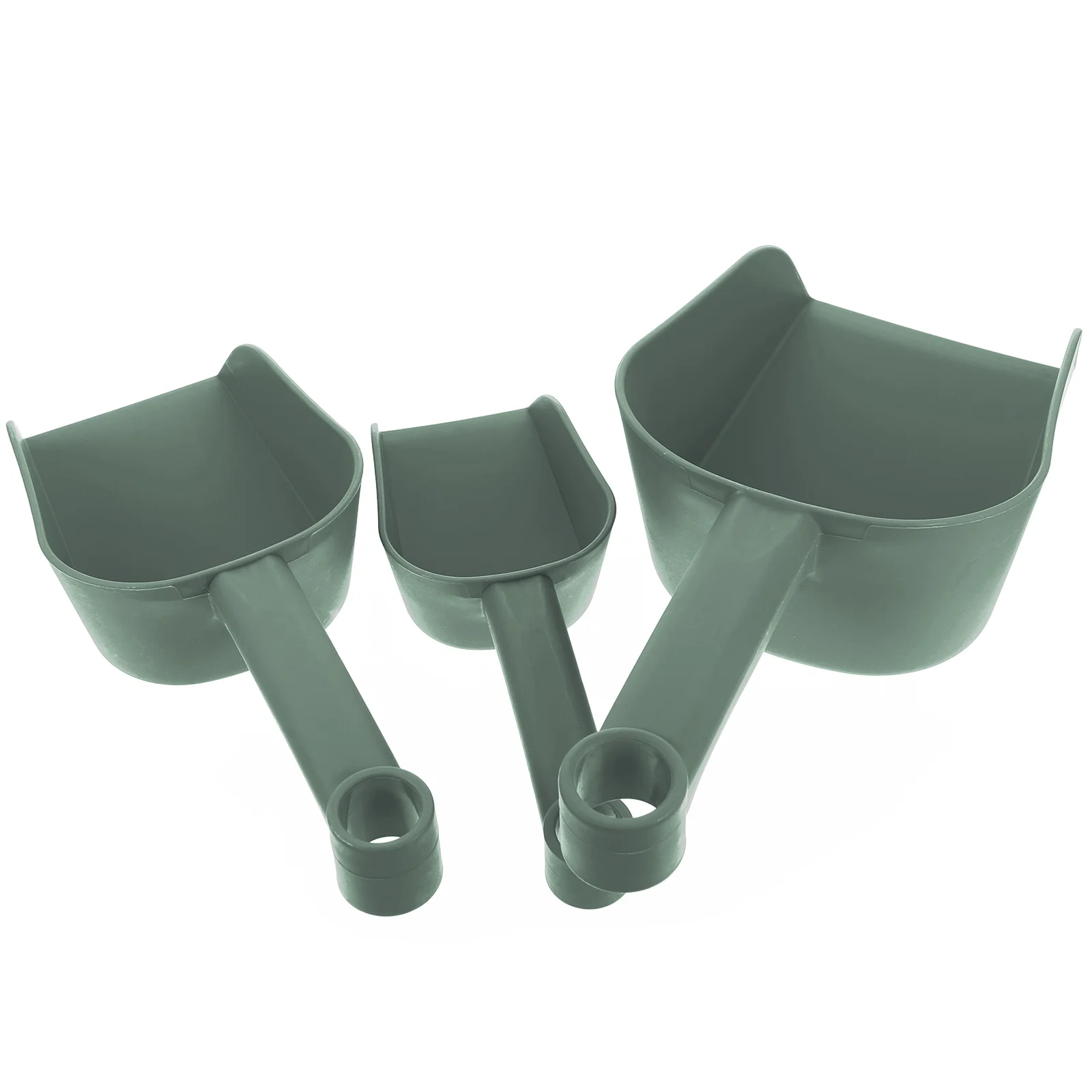 3 pezzi pala da giardinaggio pala a mano paletta per piantare il terreno strumenti di plastica durevole leggero scavo perfetto diserbo trapianto