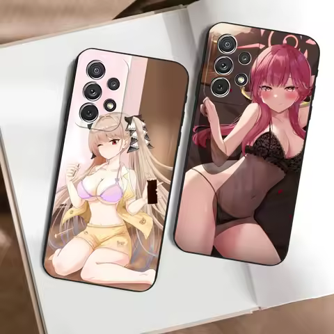 girl Phone Case for Samsung s20 s21 s22 s23 a24 a34 a54 m54 n20 ultra plus protective case