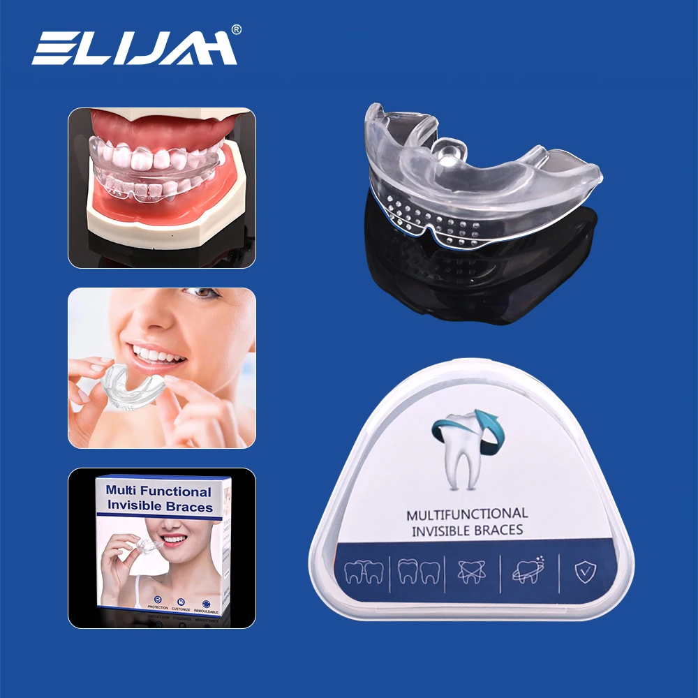 ELIJAH 3 Stages Dental Orthodontic Braces Adults Orthotics Invisible Silicone Aligners Teeth Correction Teeth Straightener