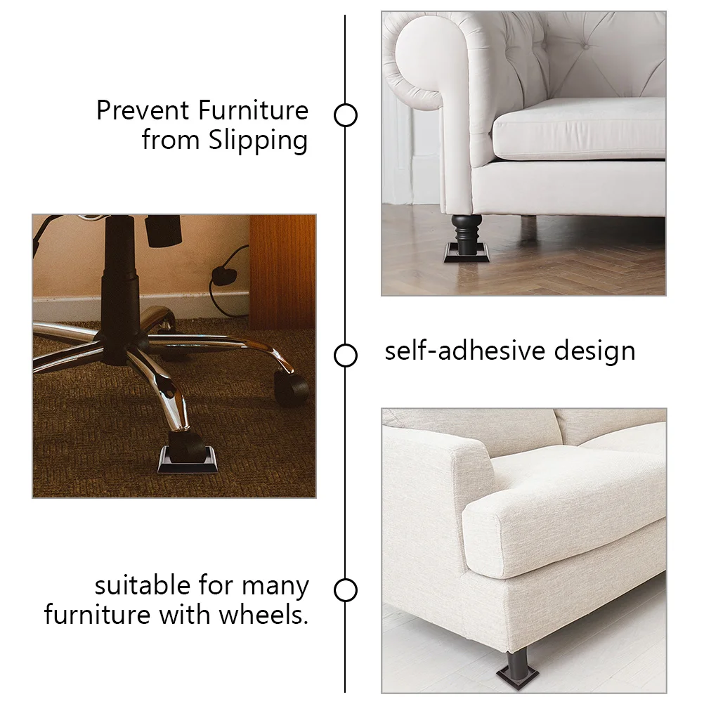 

16Pcs Furniture Feet Pads Non Slip Durable Protectors for Furniture Chair Table Legs Floor Protection Hardwood Surfaces