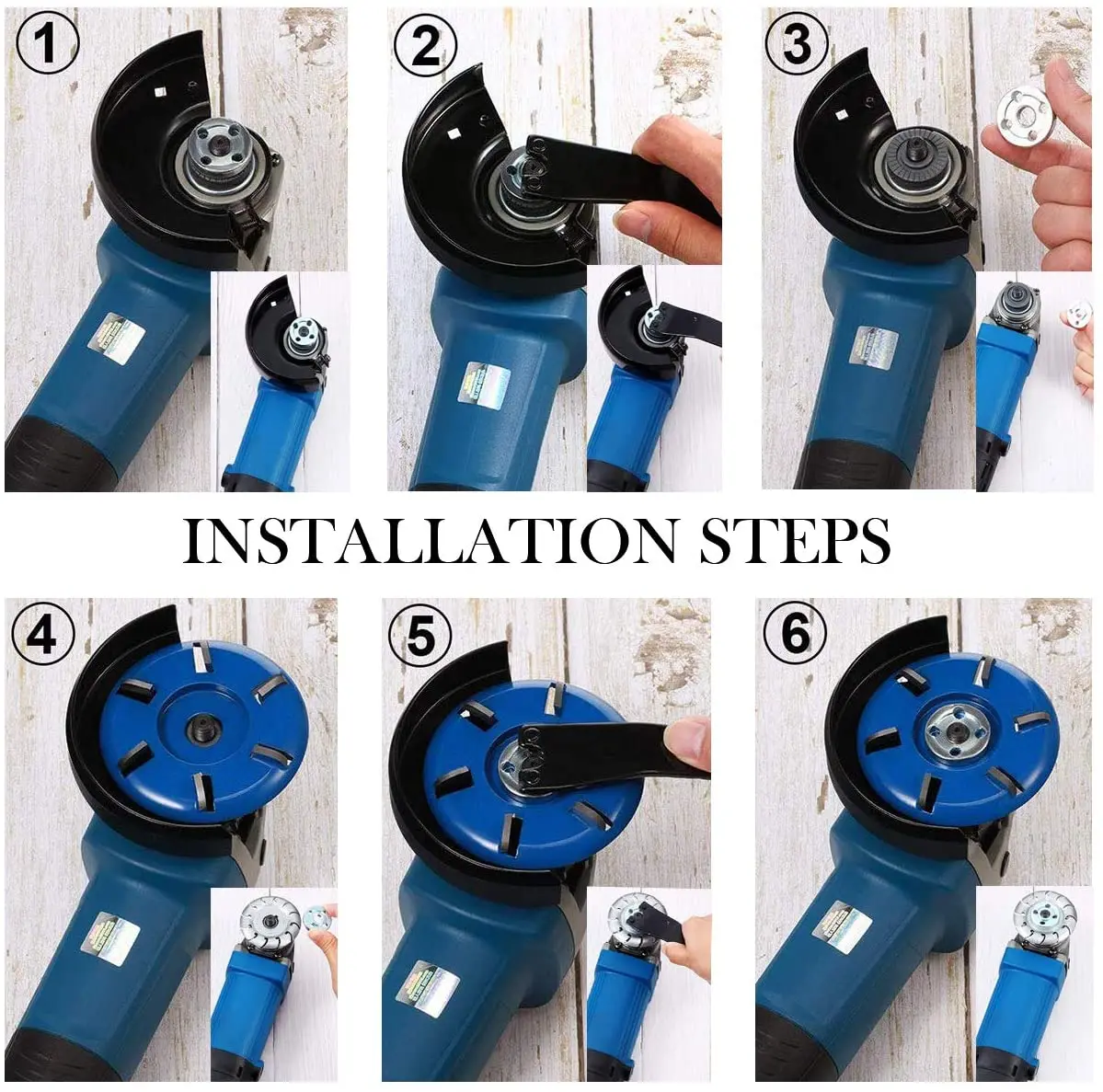 12 Răng Khắc Gỗ Đĩa Cực Chất Định Hình Đĩa Máy Mài Góc Dụng Cụ Làm Rau Cau, 6T Khắc ĐĨA GỖ Dao Phay