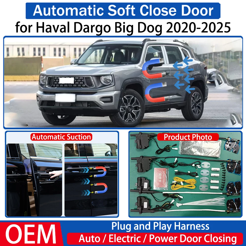 

for Haval Dargo Big Dog 2020 2021 2022 2023 2024 2025 Car Automatic Soft Close Door Electric Suction Auto Power Closing System