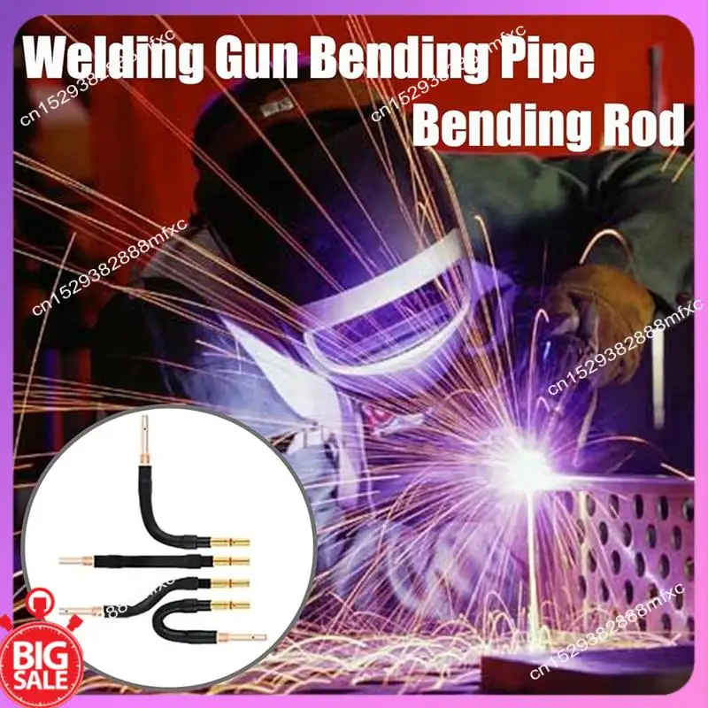 

Big Deal Welding Tool Bending Pipe Bending Rod, Internal Screw Straight Rod/Curved Rod 200A Bending Pipe 5Pcs