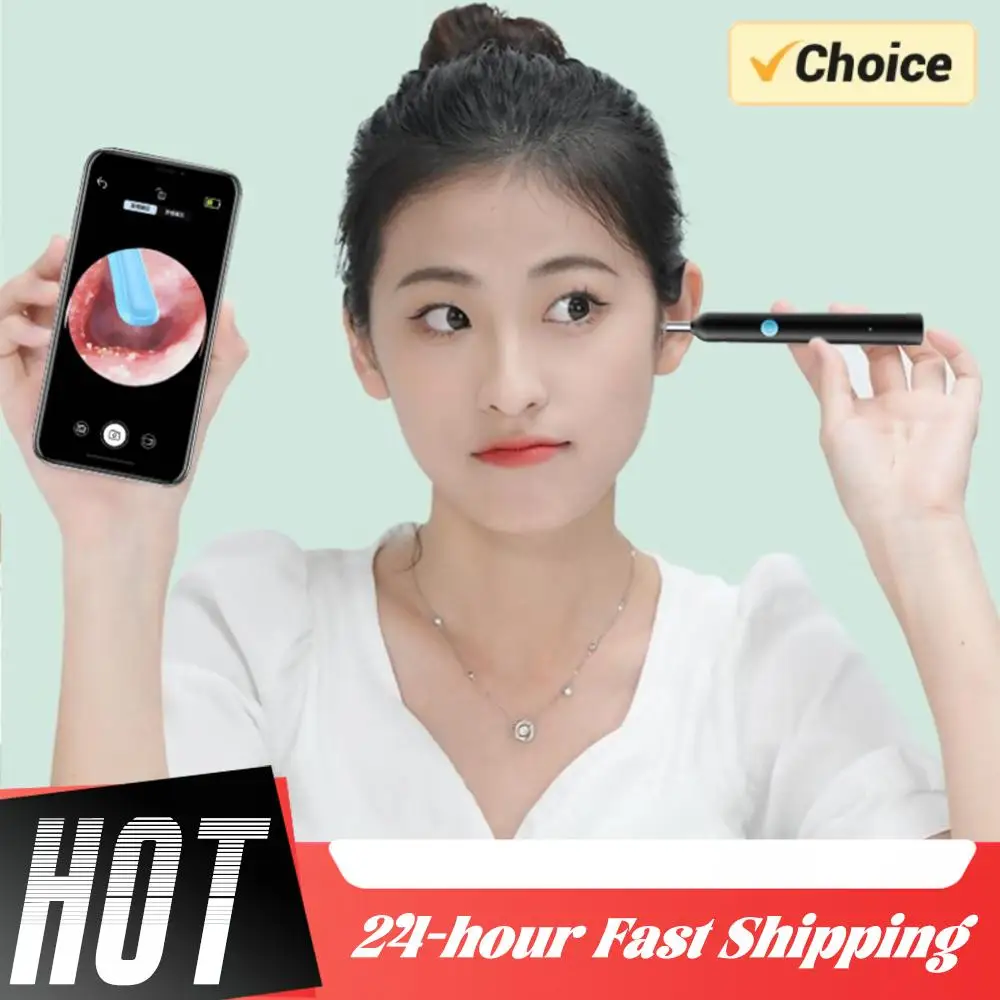 

Smart Visual Ear Cleaner Set with Camera Ear Stick Rechargeable Otoscope Ear Cleaner Health Care Set