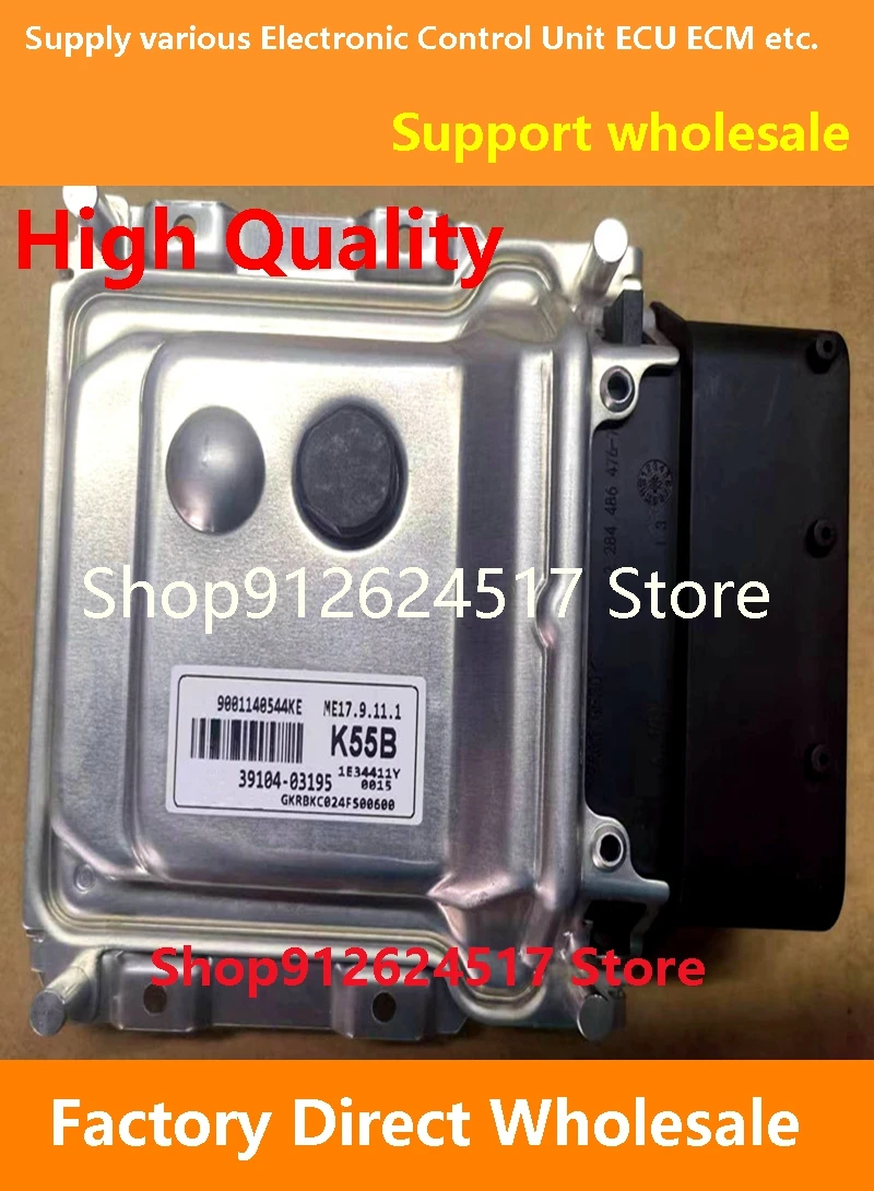 

39104-03195 K55B ECU 1038408303/39113-2B690 M690/39119-2B808 B808 Engine Computer Board ME17.9.11 Compatible For Hyundai