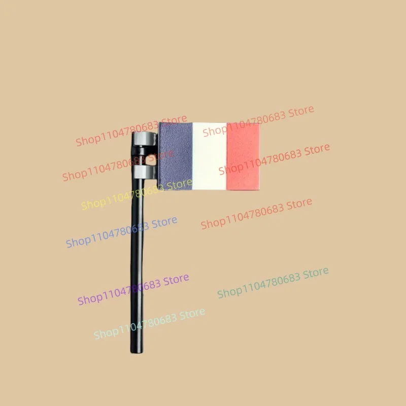 MOC اللبنات الحرة العلم الفرنسي DIY تجميع نموذج عرض قطعة الكرتون أنيمي الملحقات لعبة تعليمية هدية تحصيل