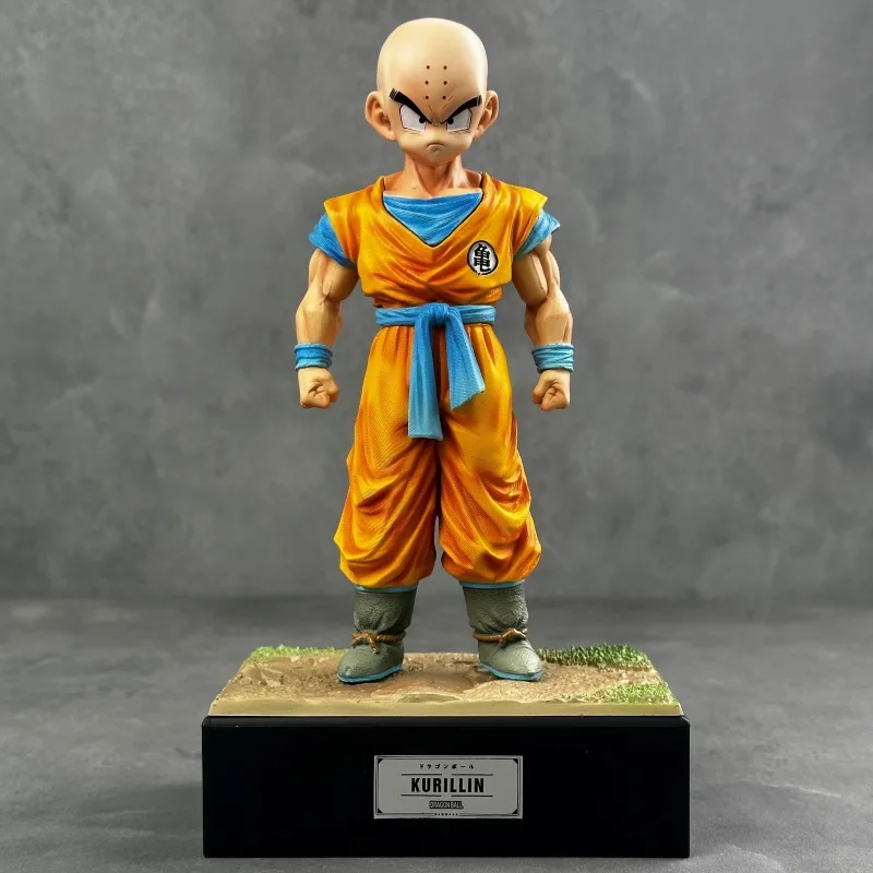 

Anime Dragon Ball World Martial Arts Association Krillin Statue model.Pvc GK handmade model Toy Collectible Decoration Desktop