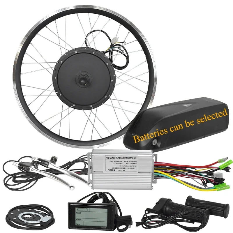 Hot Selling 20inch-29inch 1000w 1500w 3000w 5000w 8000w Bicycle Electric Hub Motor Kit Electric Bicycle Kit