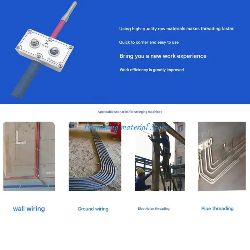 Y5GD Professional Wire Threader With Smooth Controlled Feeding Electric Cable Puller