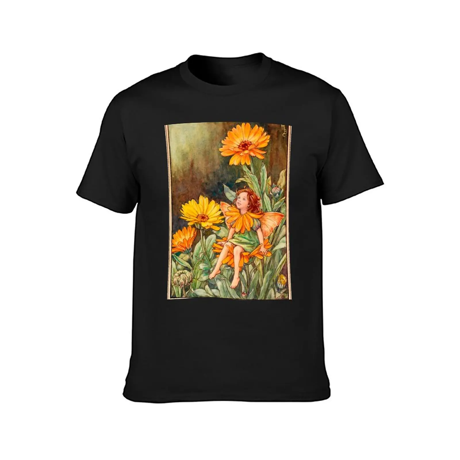 The Marigold Fairy T-Shirt blacks shirts graphic tees quick-drying mens t shirt