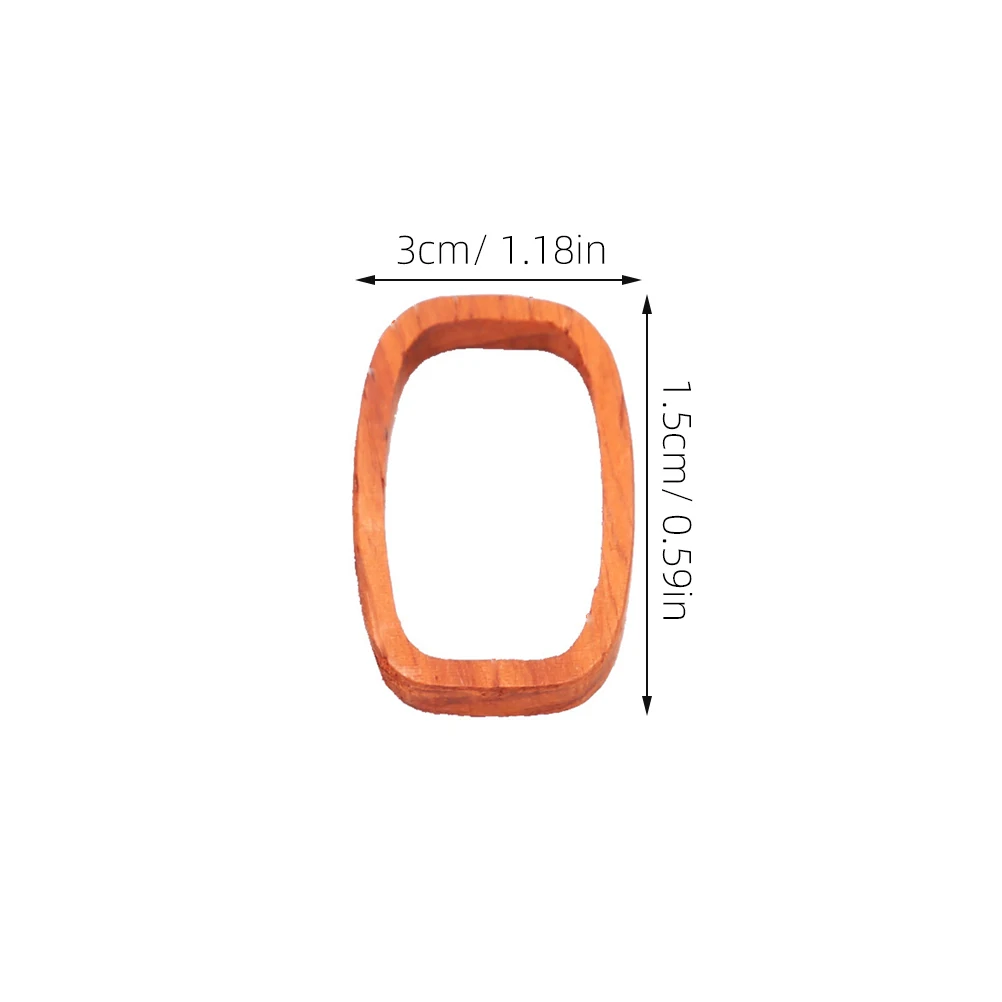 

10pcs Sandalwood Pendant Molds Necklace Epoxy Casting Wood Frame DIY Jewelry Making Gifts Accessories Handmade Practical