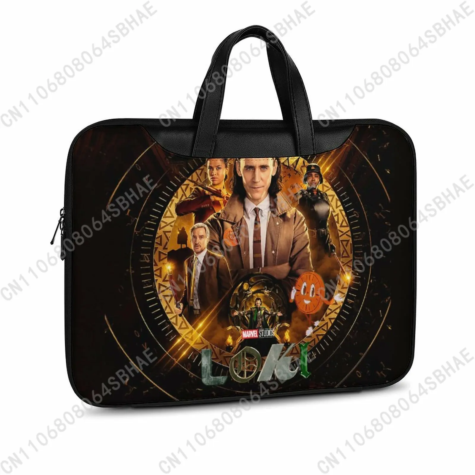 

Кожаный портфель Marvel Loki на заказ, унисекс, для ноутбука, деловой, ретро, из натуральной кожи, для косплея