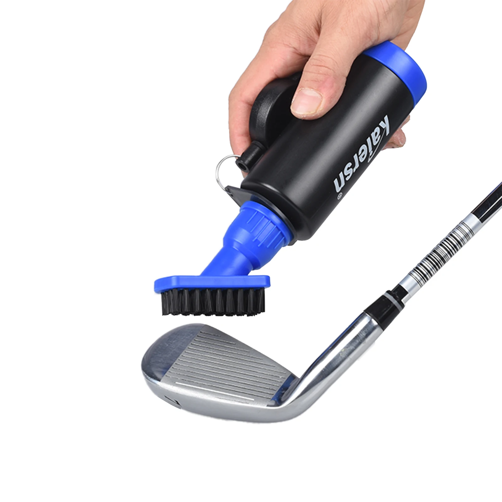 فرشاة تنظيف غلاية الجولف المطورة، رأس فرشاة تنظيف الرش، اضغط يدويًا بثلاثة ألوان اختيارية لتنظيف الجولف