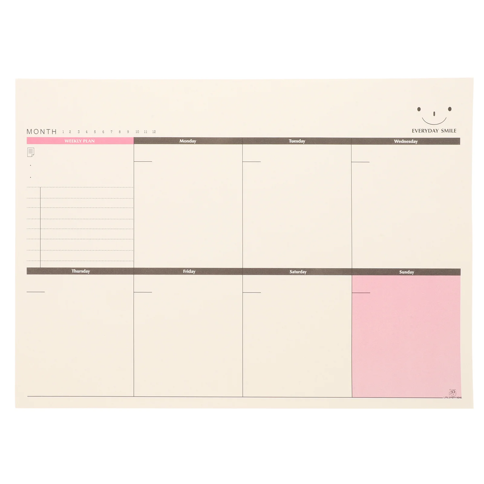 

Weekly Schedule Planner A4 Size Desktop Tearing to Do List Memo Pad Weekly Schedule Desk School Office Supplies Organizer