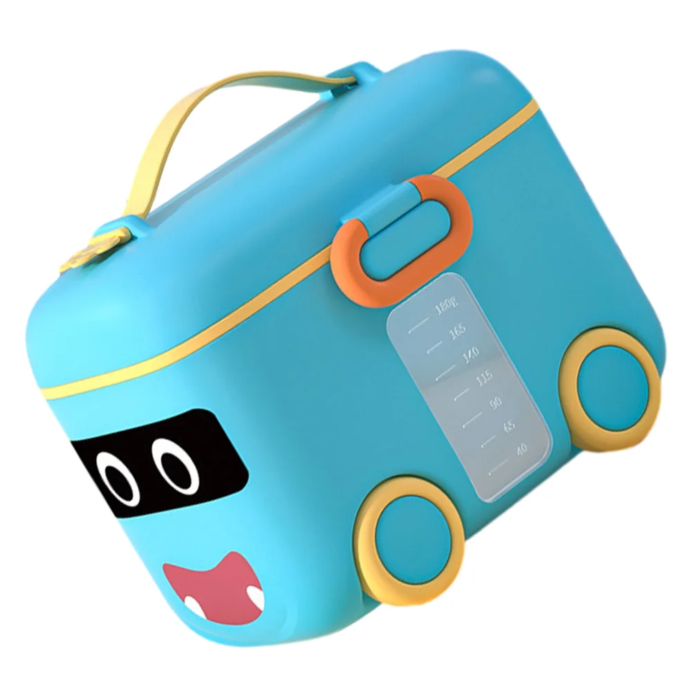 

Milk Powder Box Infant Formula Storage Container Blue Travel Portable Sealed Anti Humidity Food Holder