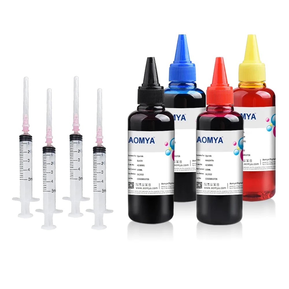 For HP 301 304 305 302Xl Printer Dye Ink refill for Deskjet 2540 2050 2510 2620 2630 2632 5030 5020 3720 3730 Printer 4 Colors