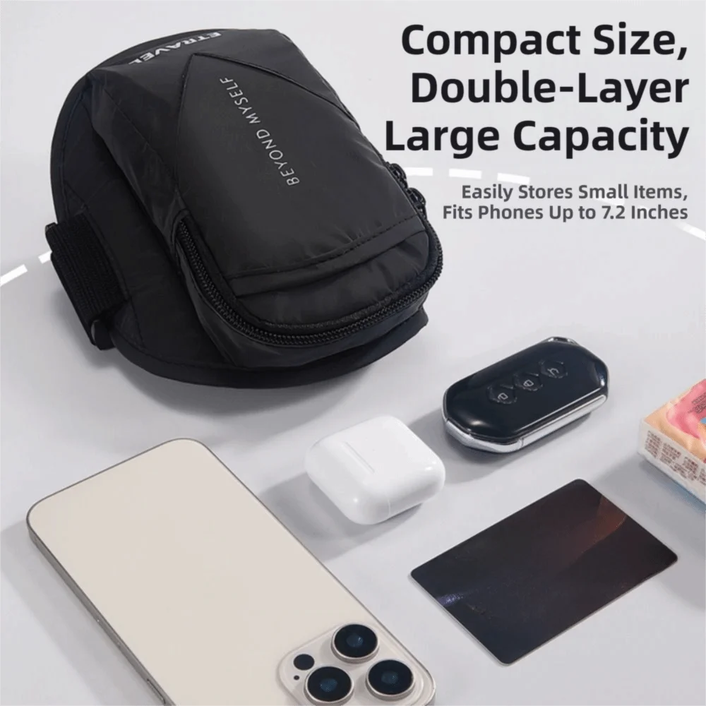 

Fitness Gear Waterproof Phone Armband Reflective Night Running Mobile Phone Arm Bag Universal Running Armband Jogging