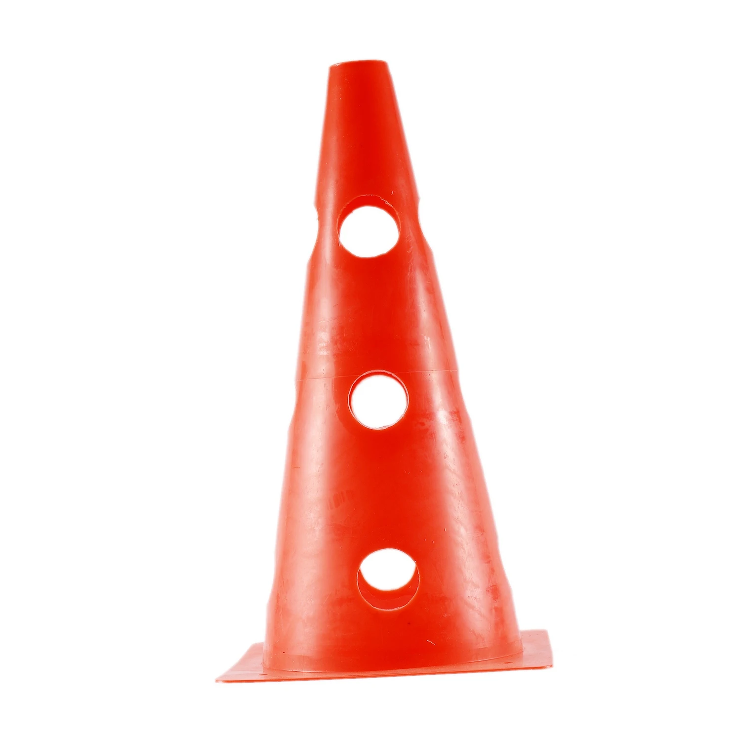 

B06C-12 Inch Color Perforated Plastic Cone 10 Pack Set - Football, Football, Basketball, Agile Drill Training Venue Mark With St