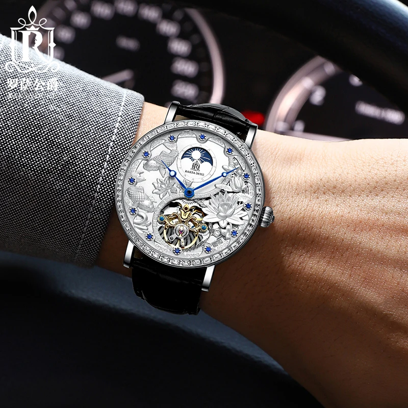 RS 888B Diamond Embossed Craft Flywheel Business Watch