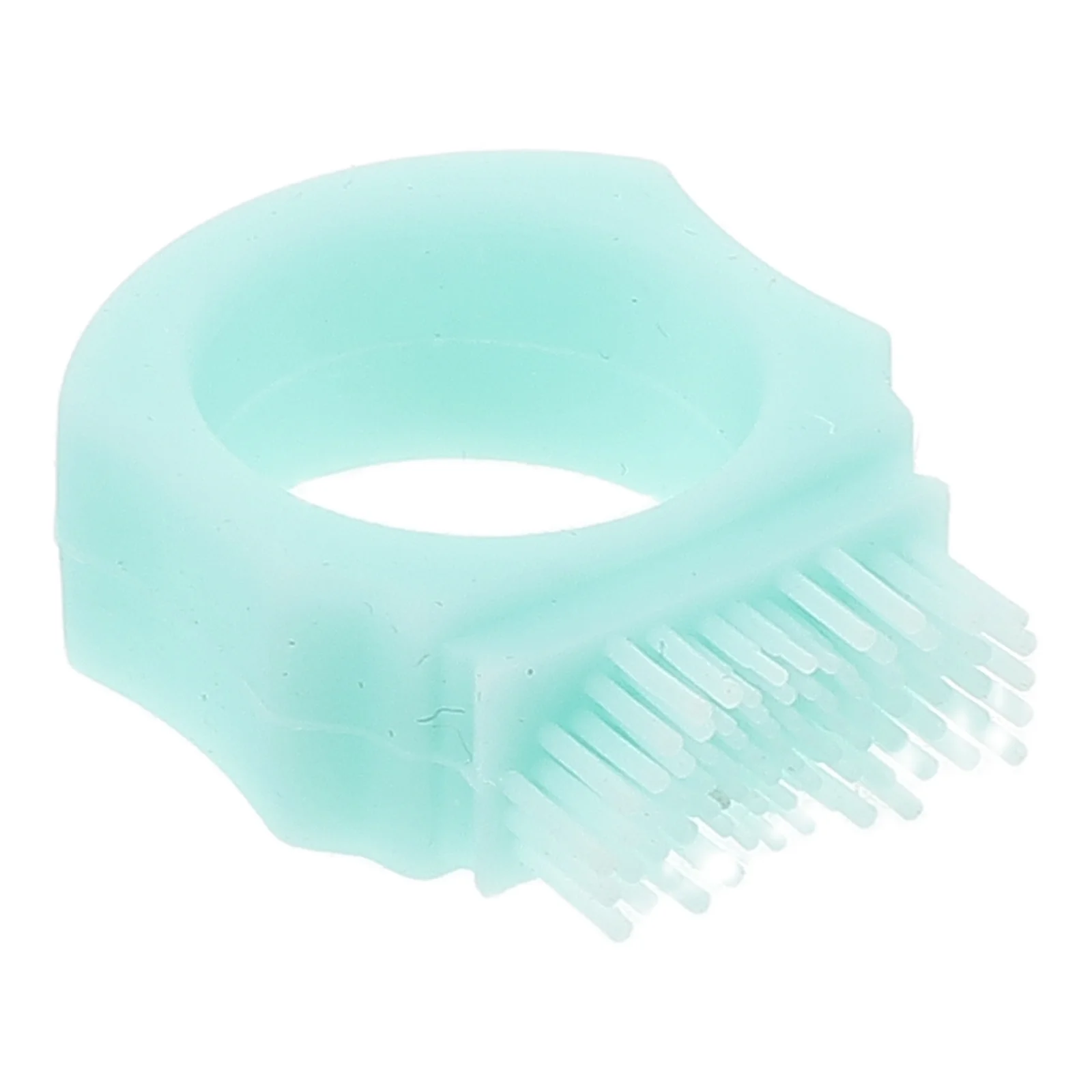 

Portable Ring Toothbrush Blue Silicone Finger Brush Toddler Oral Cleaner Mini Soft Toothbrush for Kids Portable Travel