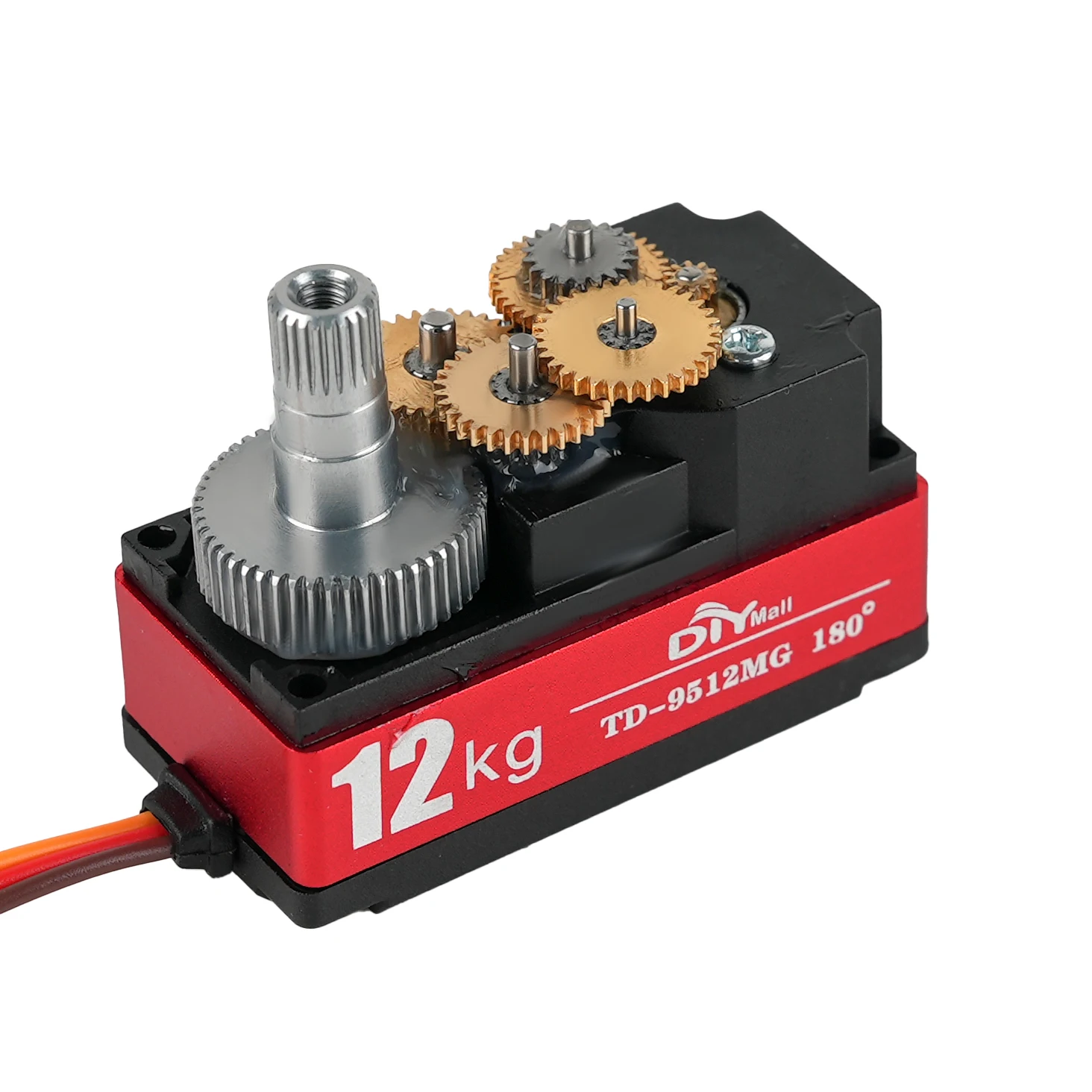 

2PCS/Set 12KG TD-9512MG Metal Gear Digital Servo Carbon Brush Motor 180°/270°/360° Short Body Servos DIY Parts for RC 1:10 Car