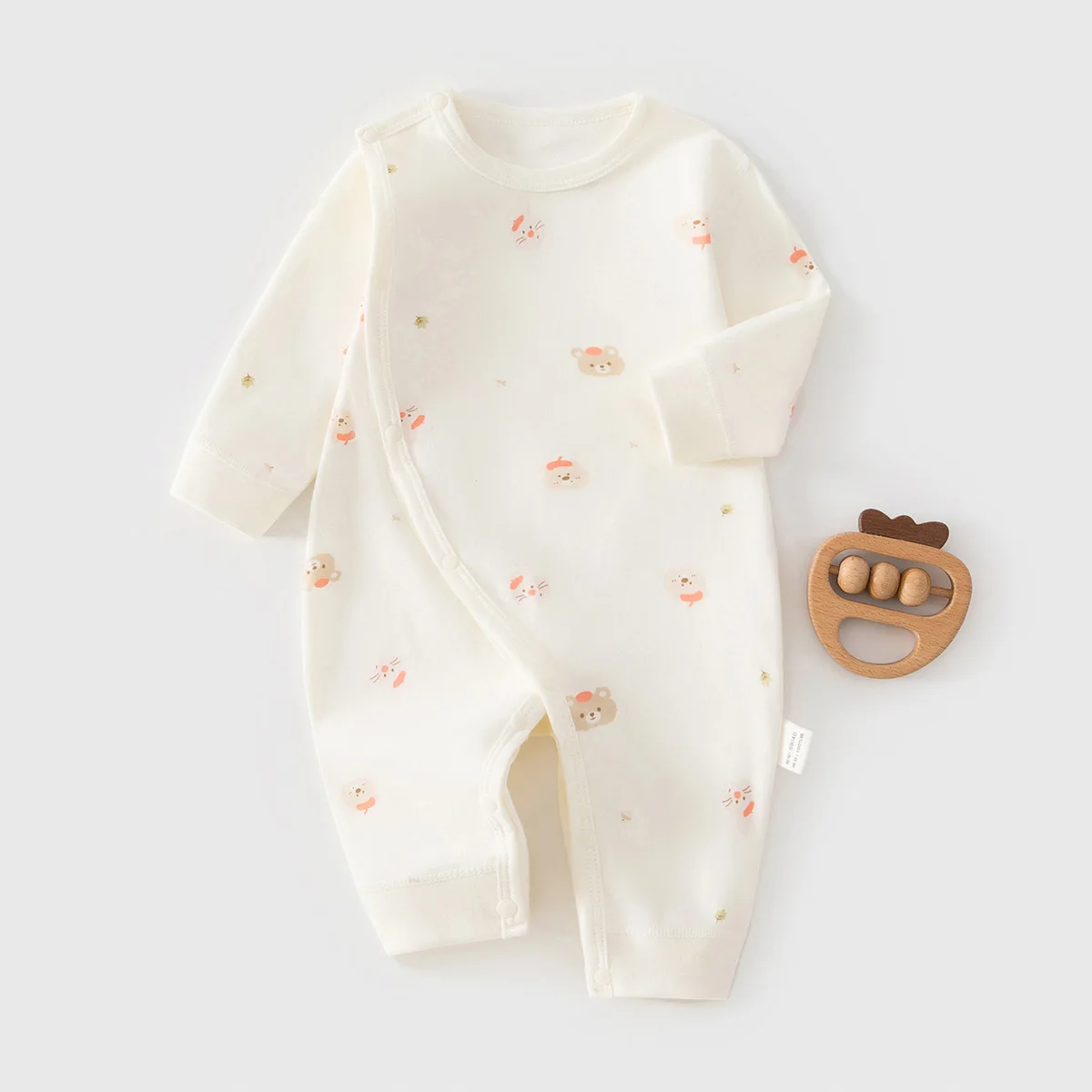0-18month Baby Boy Girl Cotton Breathable Jumpsuit Clothes Newborn Spring Fall Casual Warm Romper Infant Skin-friendly Onesie