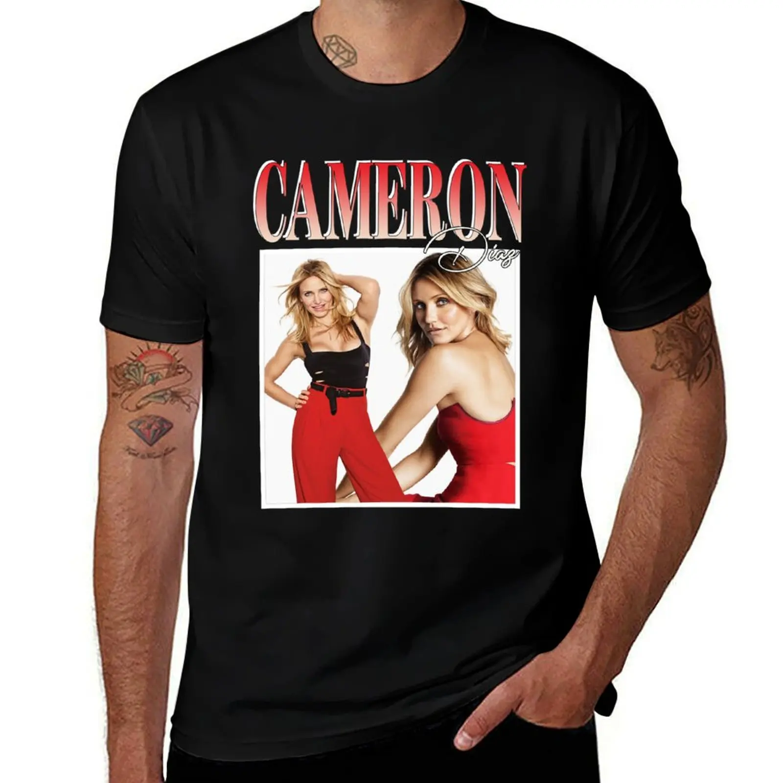 Cameron Diaz T-Shirt Holiday Simple Tee Shirt T-Shirt