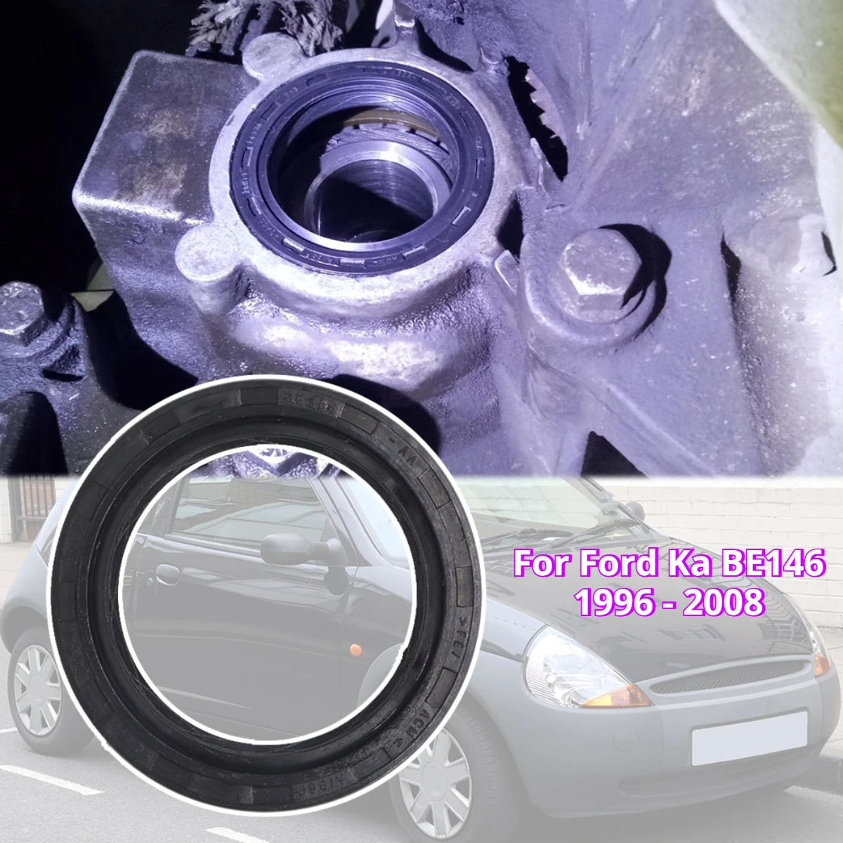 For Ford Ka BE146 1996 1997 - 2008 Car Driveshaft Oil Seal Transmission Axle Gearbox Drive Shaft Sealing Ring Replacement Parts