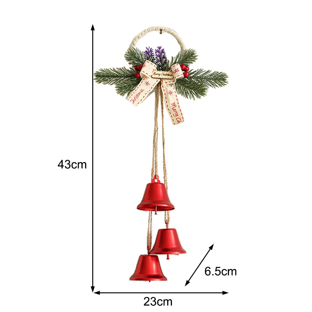 1szt Christmas Gingle Bell Ornament Xmas Tree Hanging Pendant For Christmas New Year Party Decorations