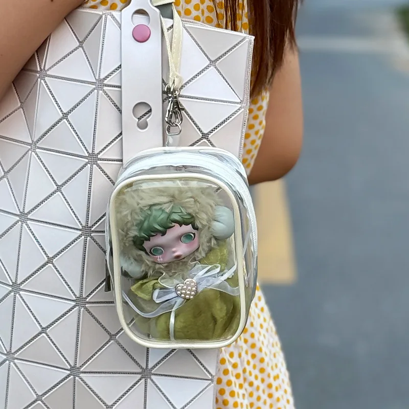 SP Winter Movement Storage Bag Plush Doll Walking Doll Bag Pvc Protective Cover Light Woven Round Dustproof Protective Cover