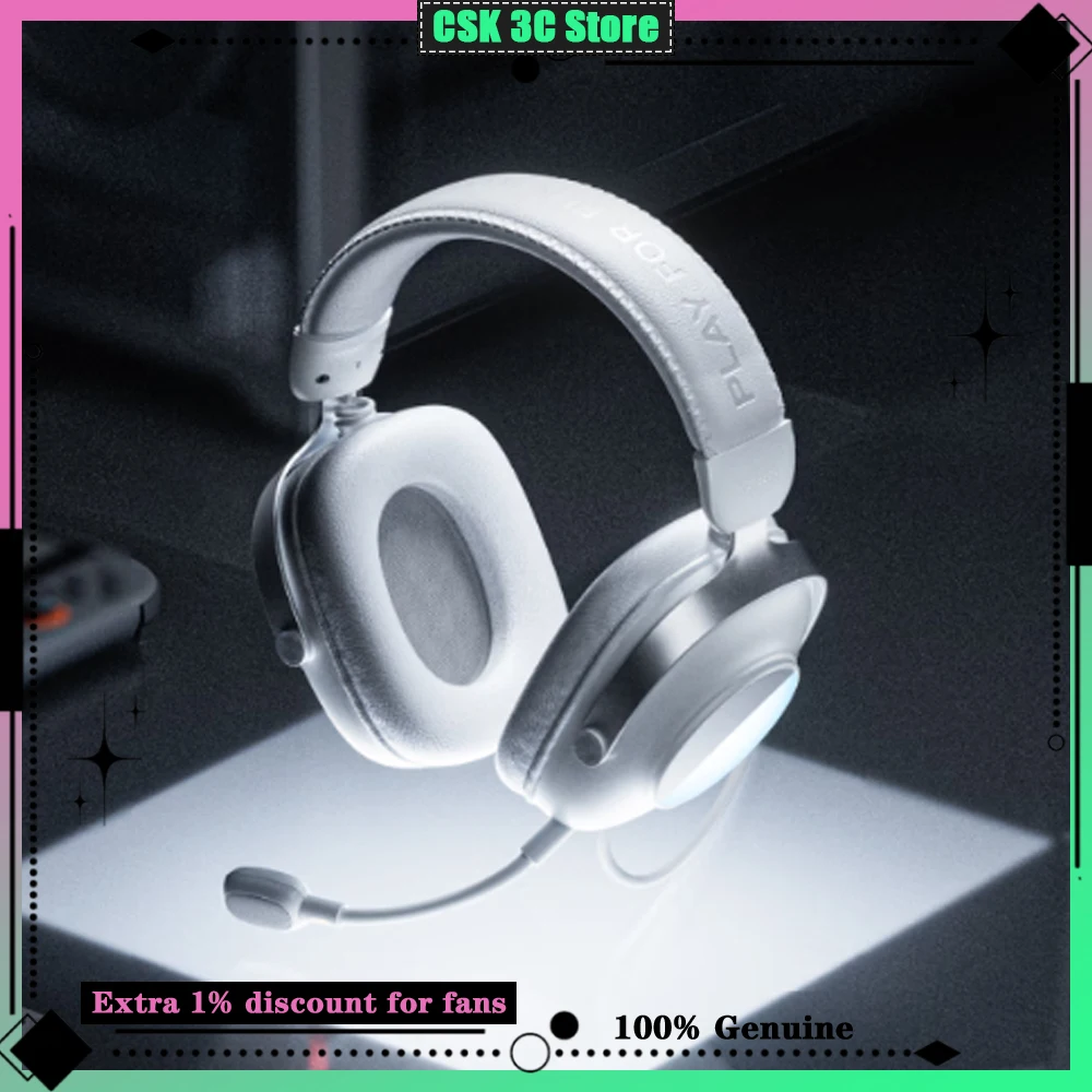 New MelGeek Dawn Wired Over-ear Gaming Headset Sound Localization Esports Microphone 7.1 Sound Effects for FPS CS Esports game