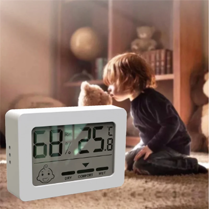 SQPP-Mini ЖК-цифровой гигрометр, домашний электронный температурный гигрометр, датчик, электронный бытовой термометр, прочный