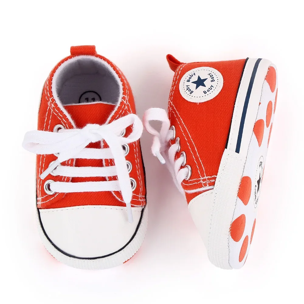 Popular multi-color men's and women's spring and autumn canvas baby toddler shoes wholesale 2486 total