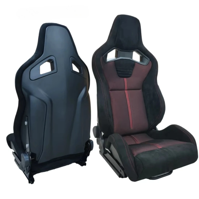 

Universal Slider Roadster CS Black Suede Matte Fiberglass Rear Barrel Racing Seat