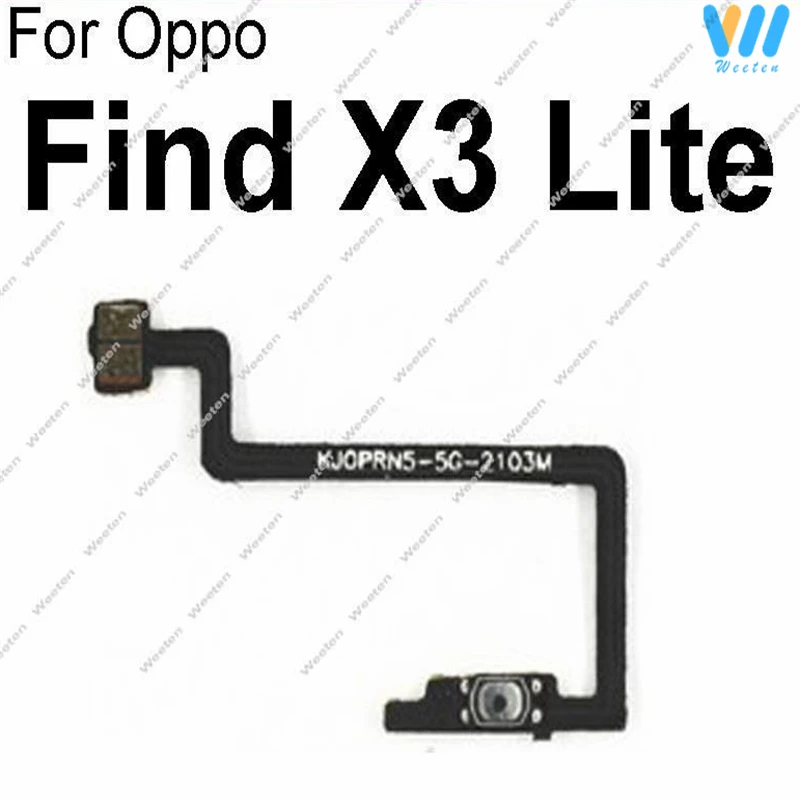 Power Volume Button For OPPO Find X X2 X3 Pro Lite ON OFF Volume Power Side Switch Keys Buttons Flex Cable Ribbon Replacement