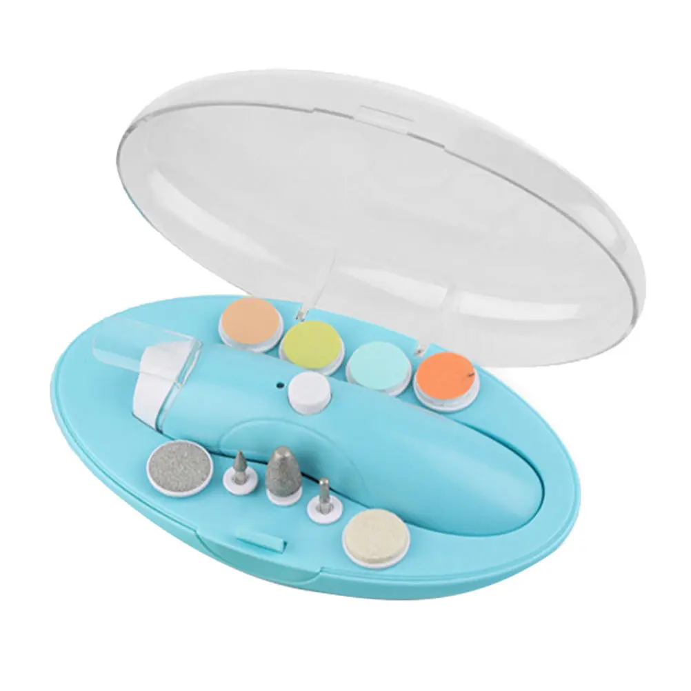 Elektryczny pilnik do paznokci ładowany przez USB Kompaktowa konstrukcja ABS do polerowania Zestaw narzędzi do manicure dla dzieci Wiertarka do paznokci żelowych dla maluchów