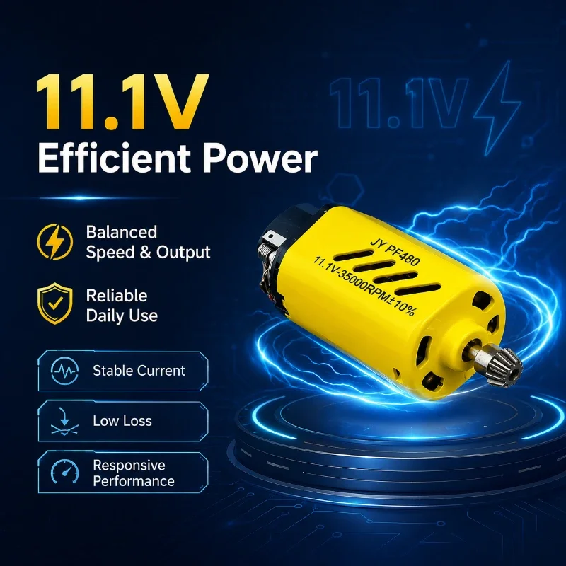 460 Standard Size JY PF460 Drive Motor High RPM Output Heat Dissipation Hole Design Hobby Collection Assembly Spare Gear