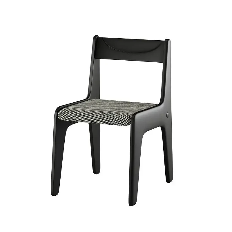 كرسي بلون الشمال على طراز المشاهير على الإنترنت، طراز مصمم، حديث وبسيط، ظهر، مقعد واحد كاجوال من خشب الزان #1