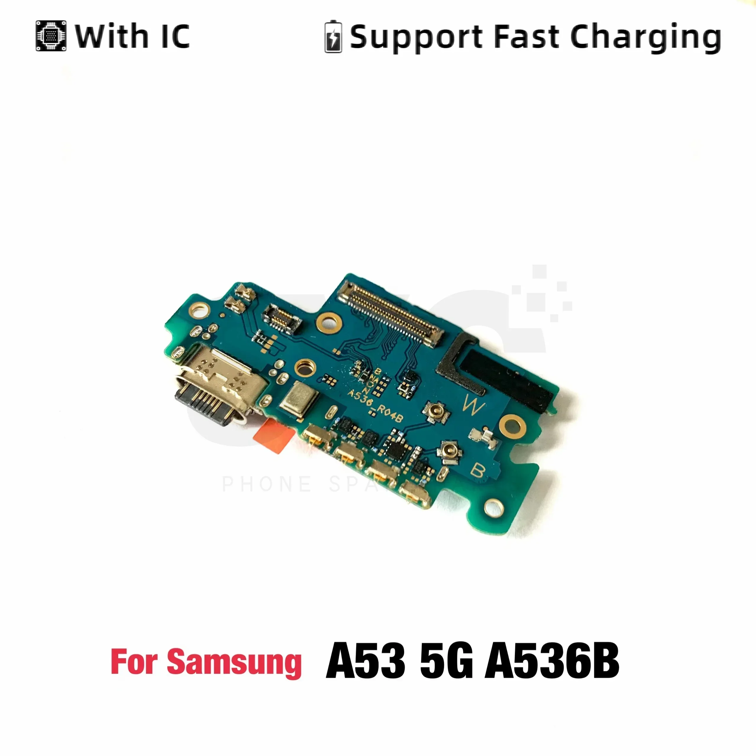 10Pcs/Lot For Samsung  A23 A33 A53 A73 4G 5G Dock Connector Micro USB Charger Charging Port Flex Cable Microphone Board