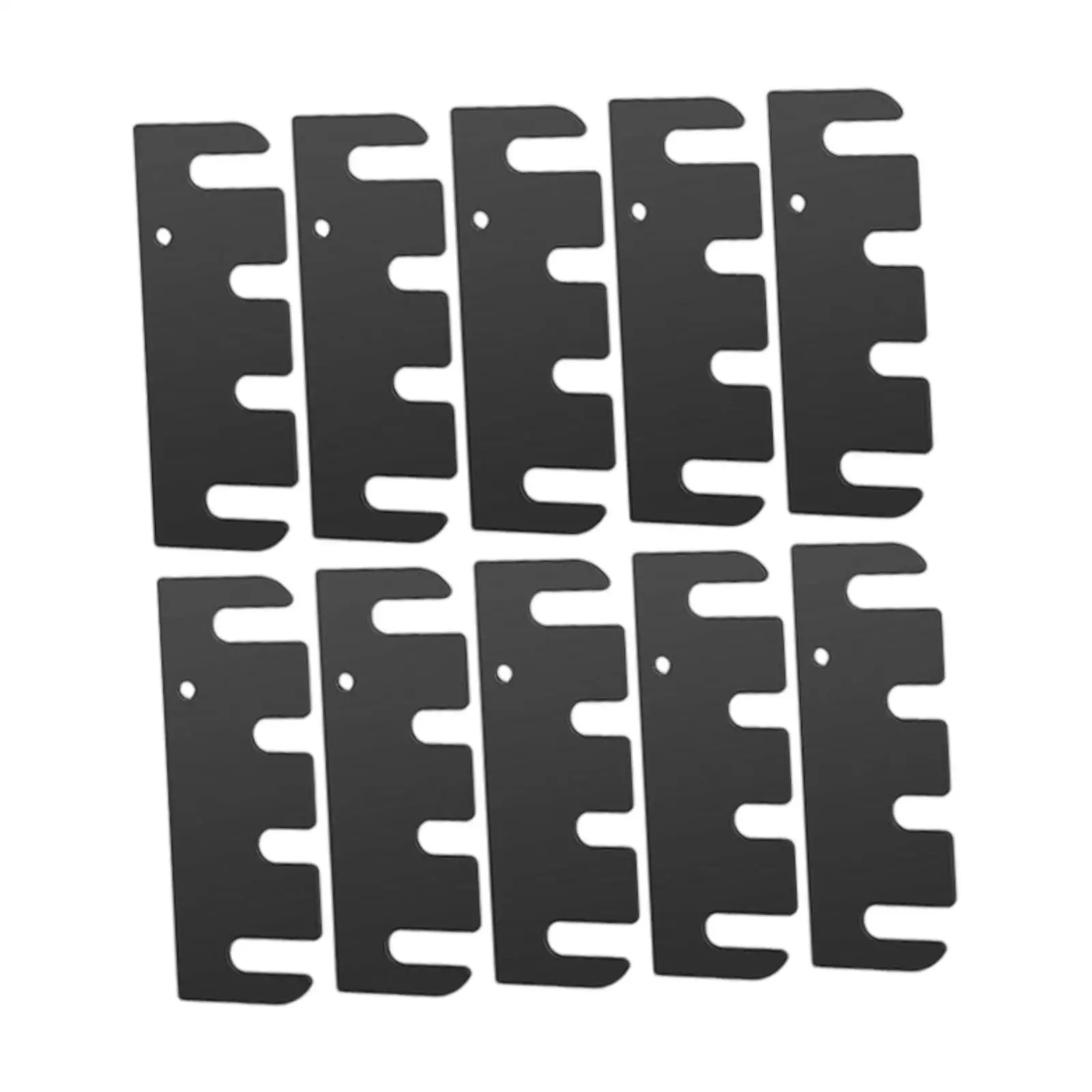 10x cuñas de bisagra de puerta, juntas de repuesto, Kit de reparación de bisagra de puerta, espaciadores de bisagras para gabinete, montaje de cajón de habitación de casa