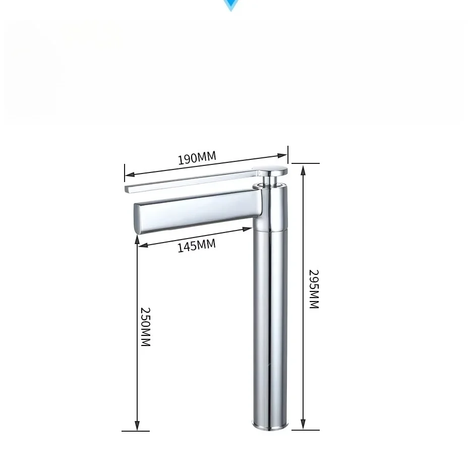 Gold Solid Brass Taps Basin Deck Mounted Cold Hot Water Tap Bathroom Mixer Washbasin Faucet