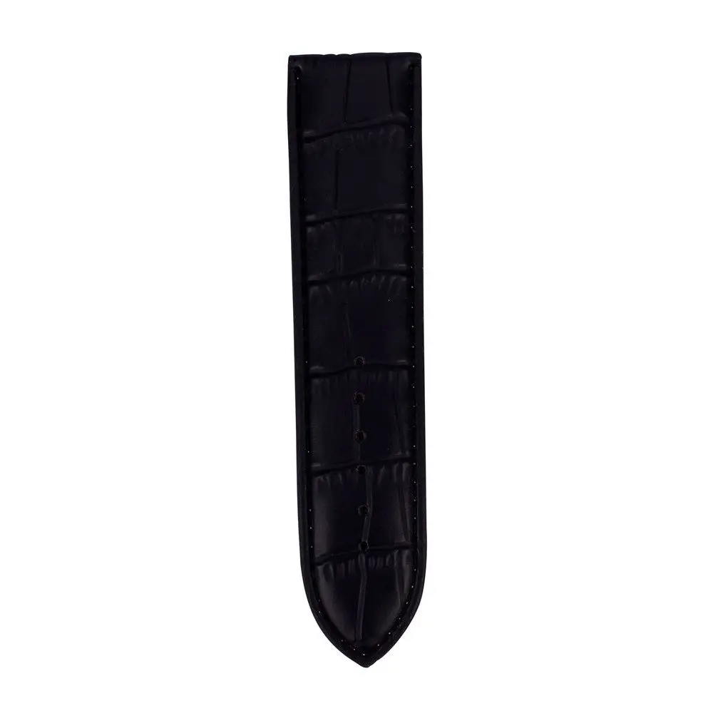 16mm 20mm 22mm Universal Steel Buckle Genuine Leather Sweatband Watch Band Strap Sports Belt Wrist Watchband