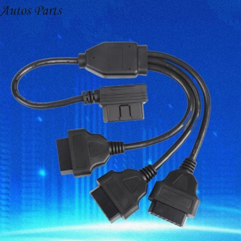 Câble 57BA 16 broches OBD2 L, test efficace des véhicules, connexion plusieurs dispositifs Diagnostic