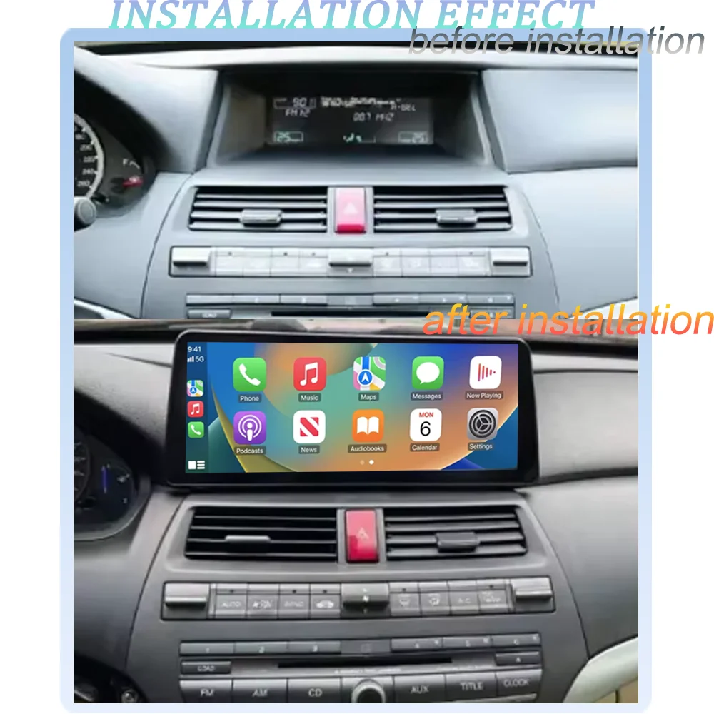Android 14 For Honda Accord 8 2008-2012 12.3