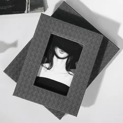 New Modern Simple Woven Leather Photo Frame