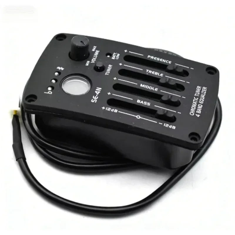 SE-4N 4-полосный эквалайзер для классической гитары с тюнером и интерфейсом прямые поставки завода