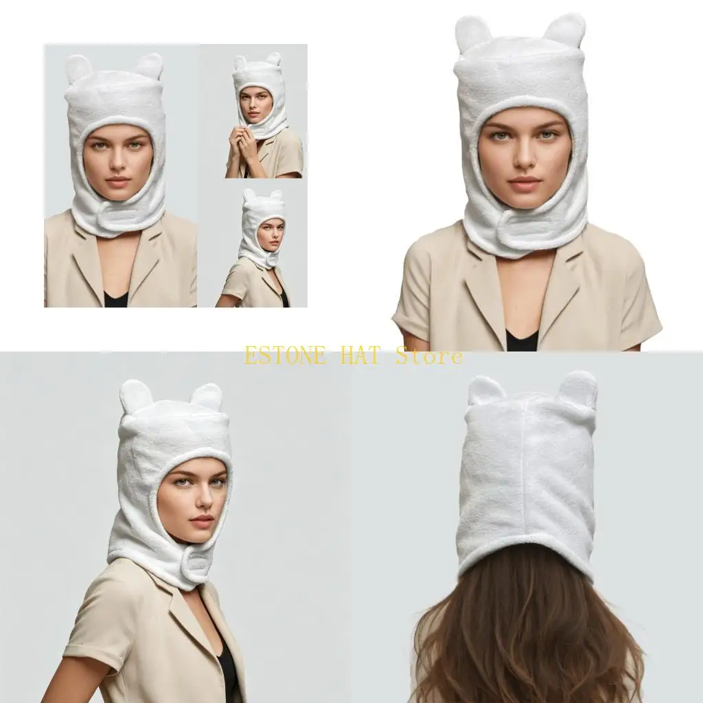 49MF Finn Cap Cold Weather Cap with Soft Touch for Commuting, Parties, and Cosplay