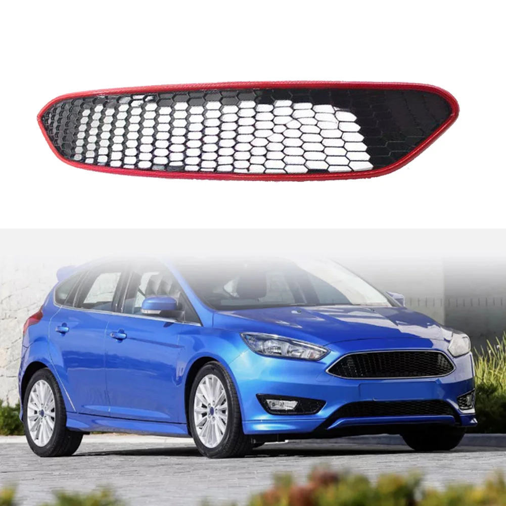 Передняя верхняя Центральная решетка с сотовой сеткой, бампер, кожух, решетка, защита, совместимая с Focus 2015-2017 ZETEC S/TITANIUM X/TDCI/STYLE