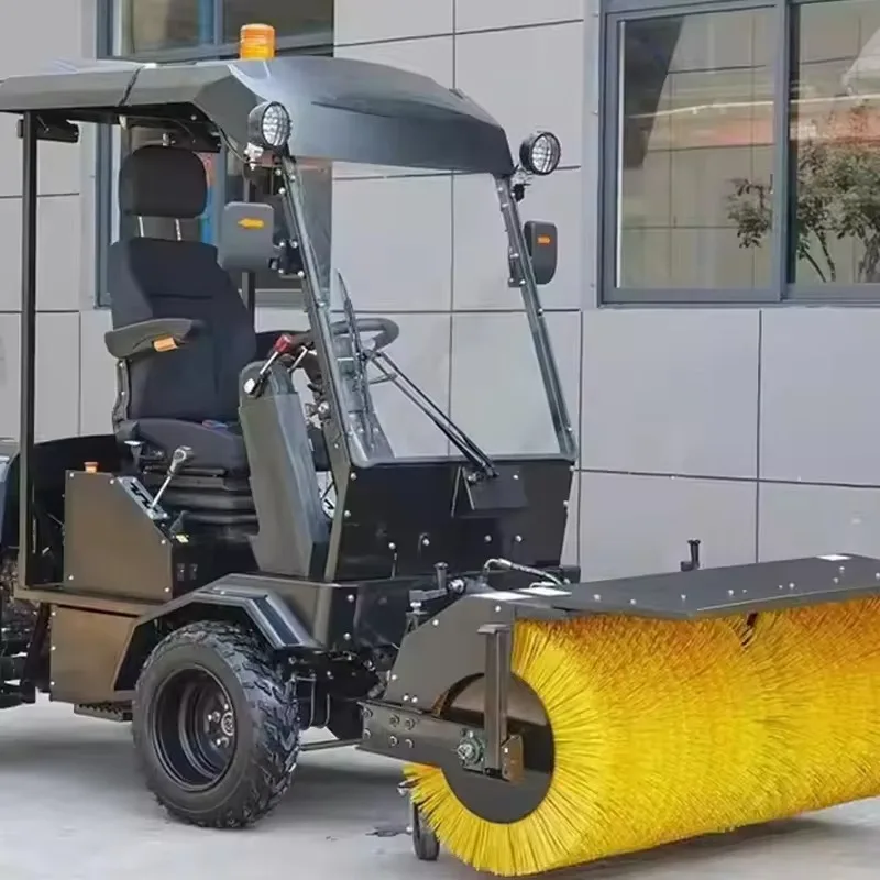 Customized High Quality Snow Plow Residential Municipal Highway Snow Sweeper Powerful Engine Large Scale Cleaning Remove Thick S