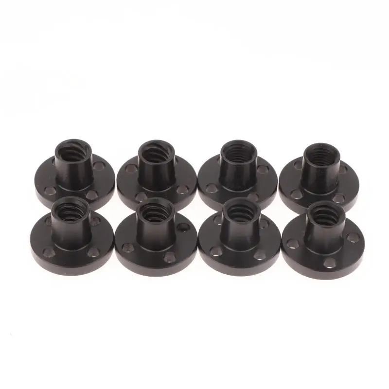 

2Pcs 3D Printer Z Axis T8 Trapezoid Motor Screw Nuts POM Nut Lead 1MM 2MM 4MM 8MM For Lead Screw